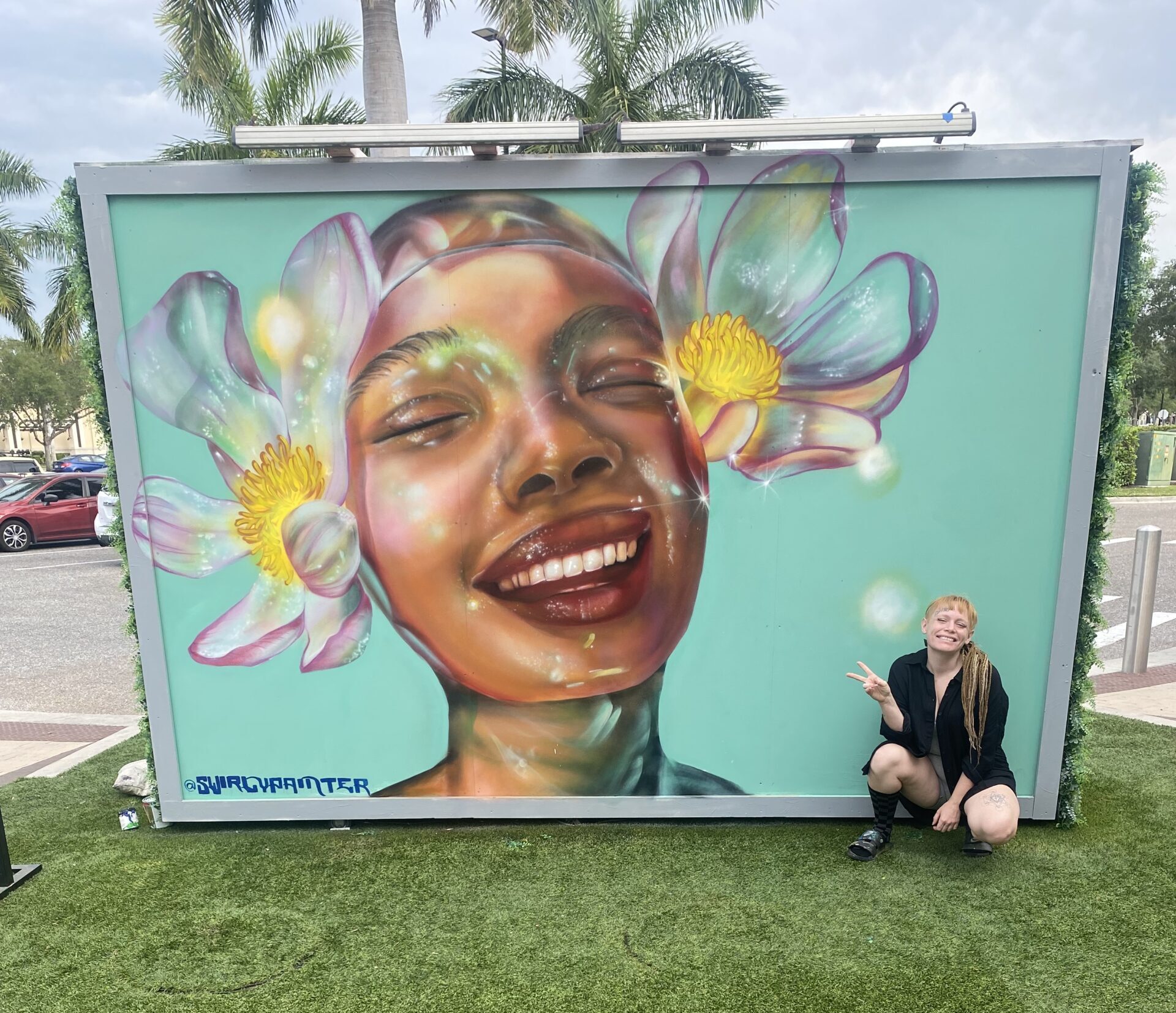 All Smiles For New Mural
