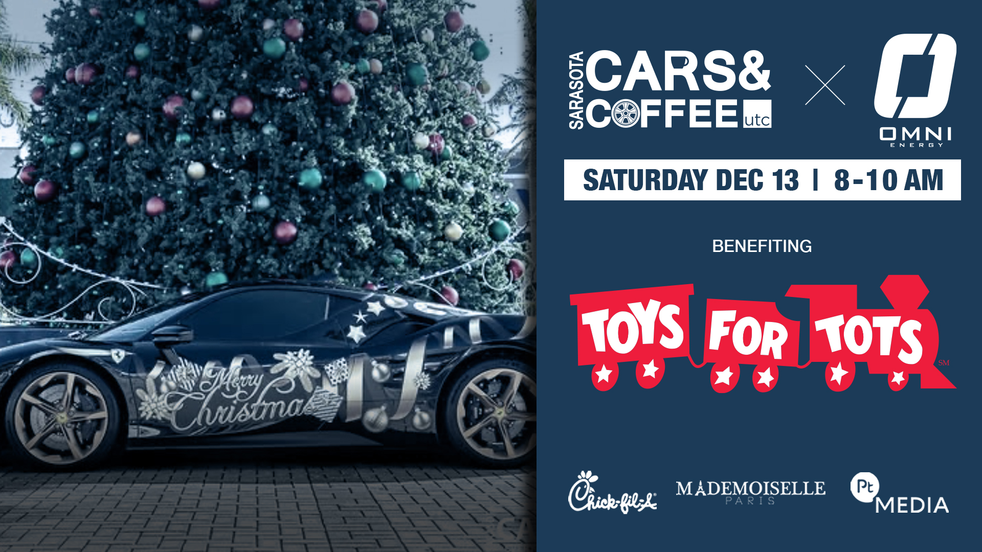 Sarasota Cars and Coffee Presented by OMNI Energy