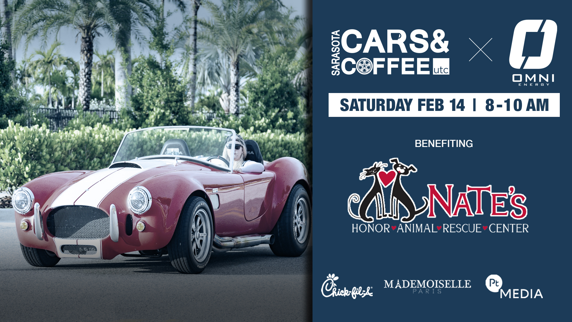 Sarasota Cars & Coffee Presented by OMNI Energy